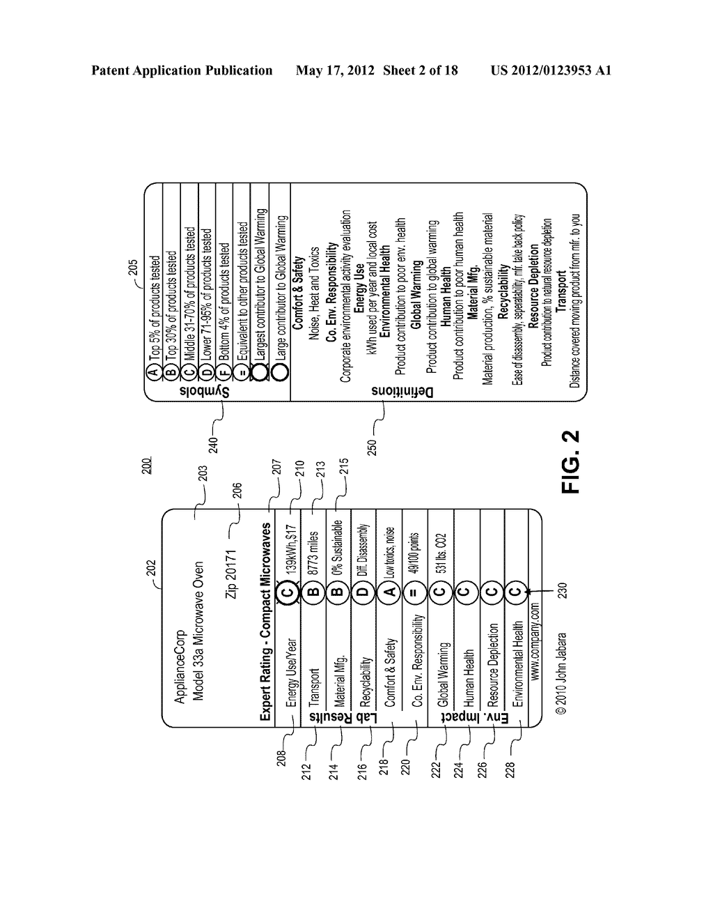 METHODS AND SYSTEMS FOR ASSESSING THE ENVIRONMENTAL IMPACT OF A PRODUCT - diagram, schematic, and image 03