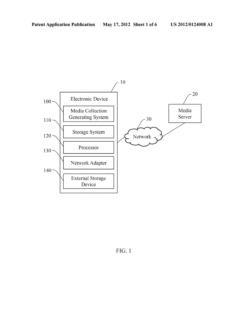 SYSTEM AND METHOD FOR GENERATING COLLECTION OF MEDIA FILES - diagram, schematic, and image 02