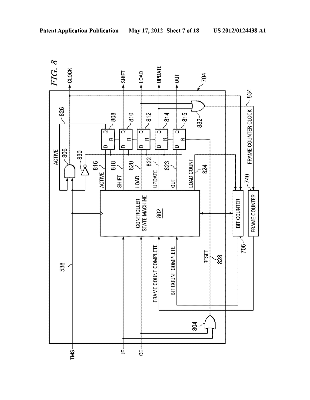 SERIAL I/O USING JTAG TCK AND TMS SIGNALS - diagram, schematic, and image 08