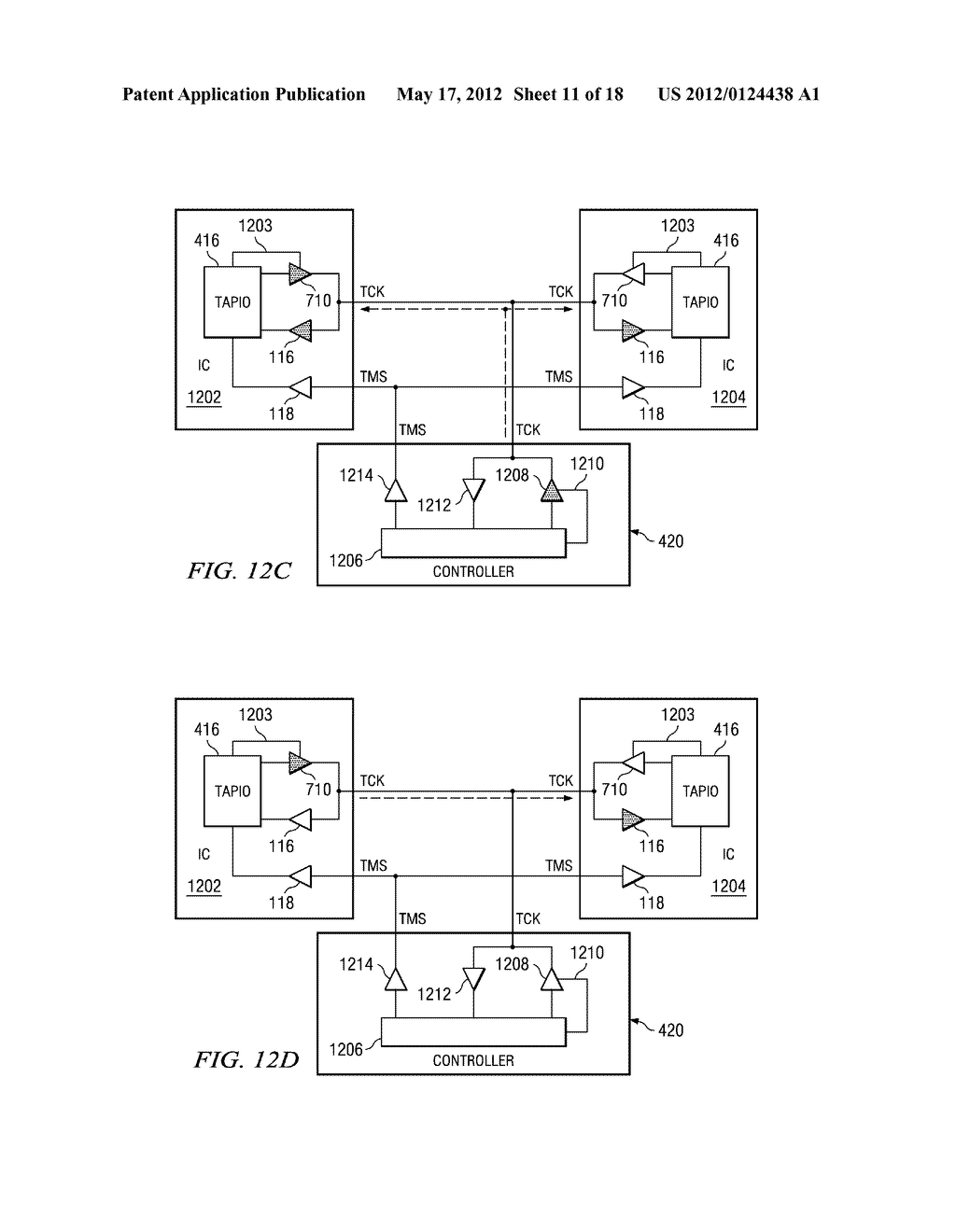 SERIAL I/O USING JTAG TCK AND TMS SIGNALS - diagram, schematic, and image 12