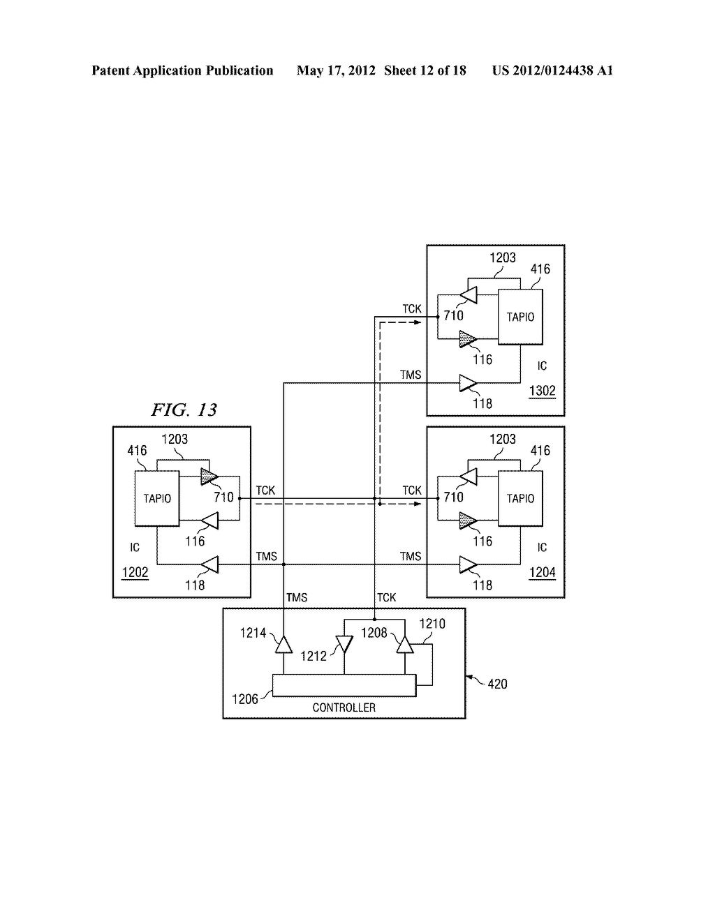 SERIAL I/O USING JTAG TCK AND TMS SIGNALS - diagram, schematic, and image 13