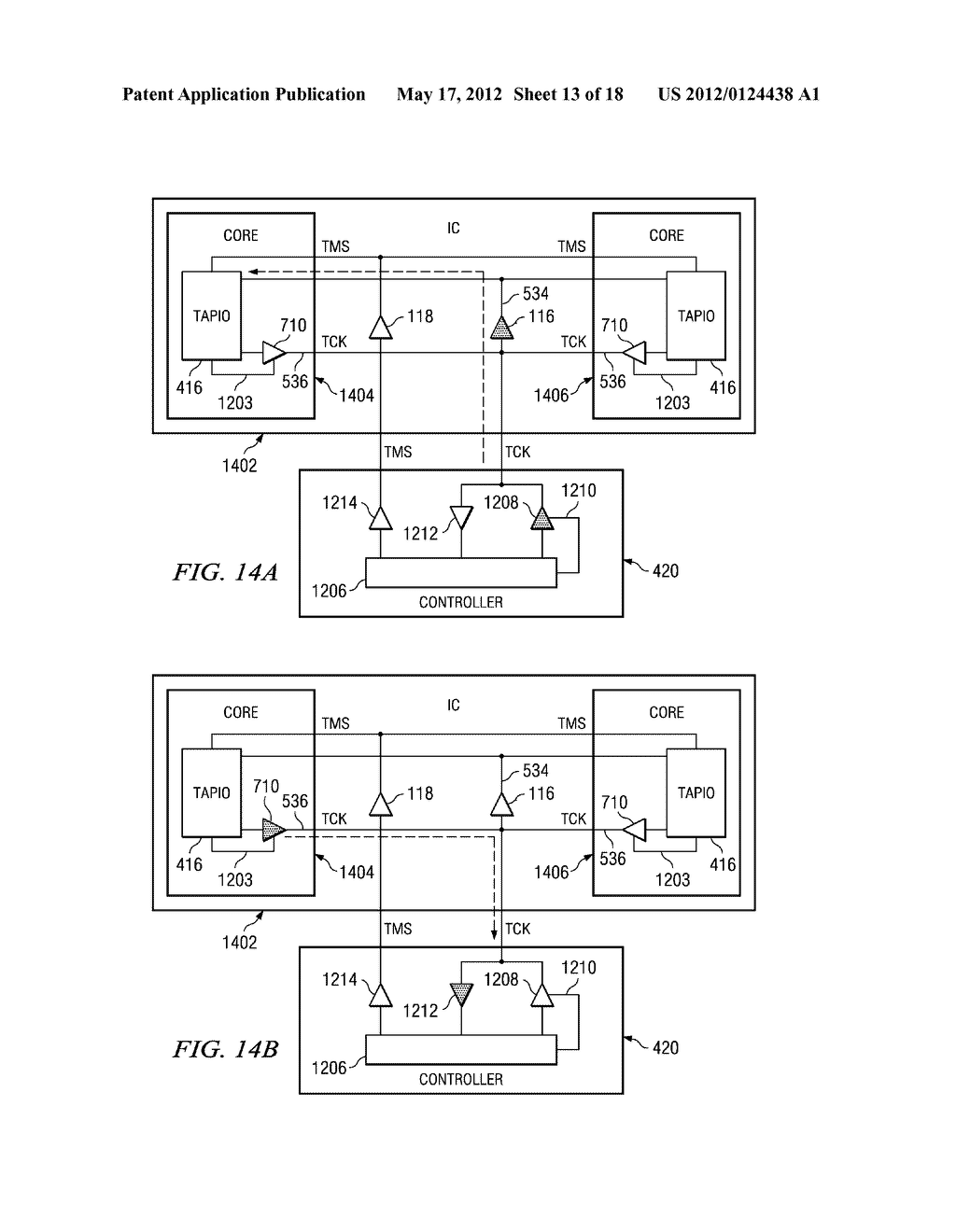 SERIAL I/O USING JTAG TCK AND TMS SIGNALS - diagram, schematic, and image 14