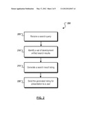 DEVELOPMENT ARTIFACT SEARCHING IN AN INTEGRATED DEVELOPMENT ENVIRONMENT diagram and image