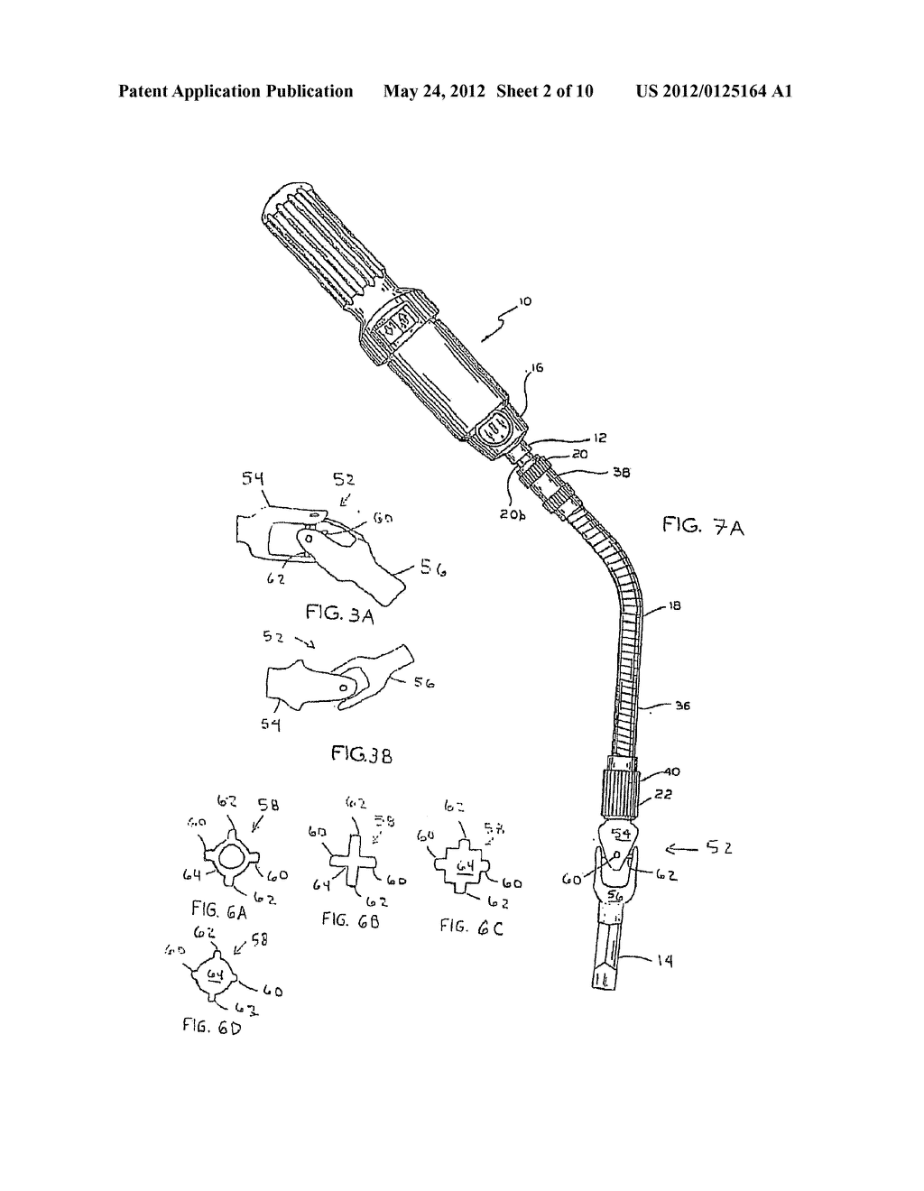 Extension Shaft For Hold a Tool for Rotary Driven Motion - diagram, schematic, and image 03