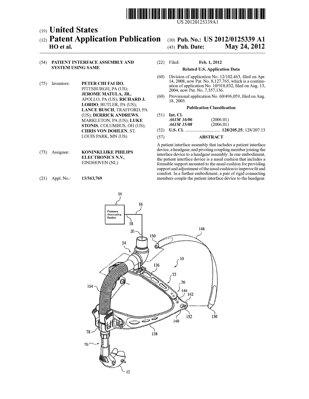 PATIENT INTERFACE ASSEMBLY AND SYSTEM USING SAME - diagram, schematic, and image 01