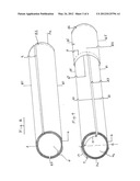 All-in-one hand held wrap material dispensing and storage apparatus diagram and image