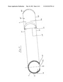 All-in-one hand held wrap material dispensing and storage apparatus diagram and image