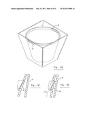 FOLDABLE PACKAGING CONTAINER diagram and image