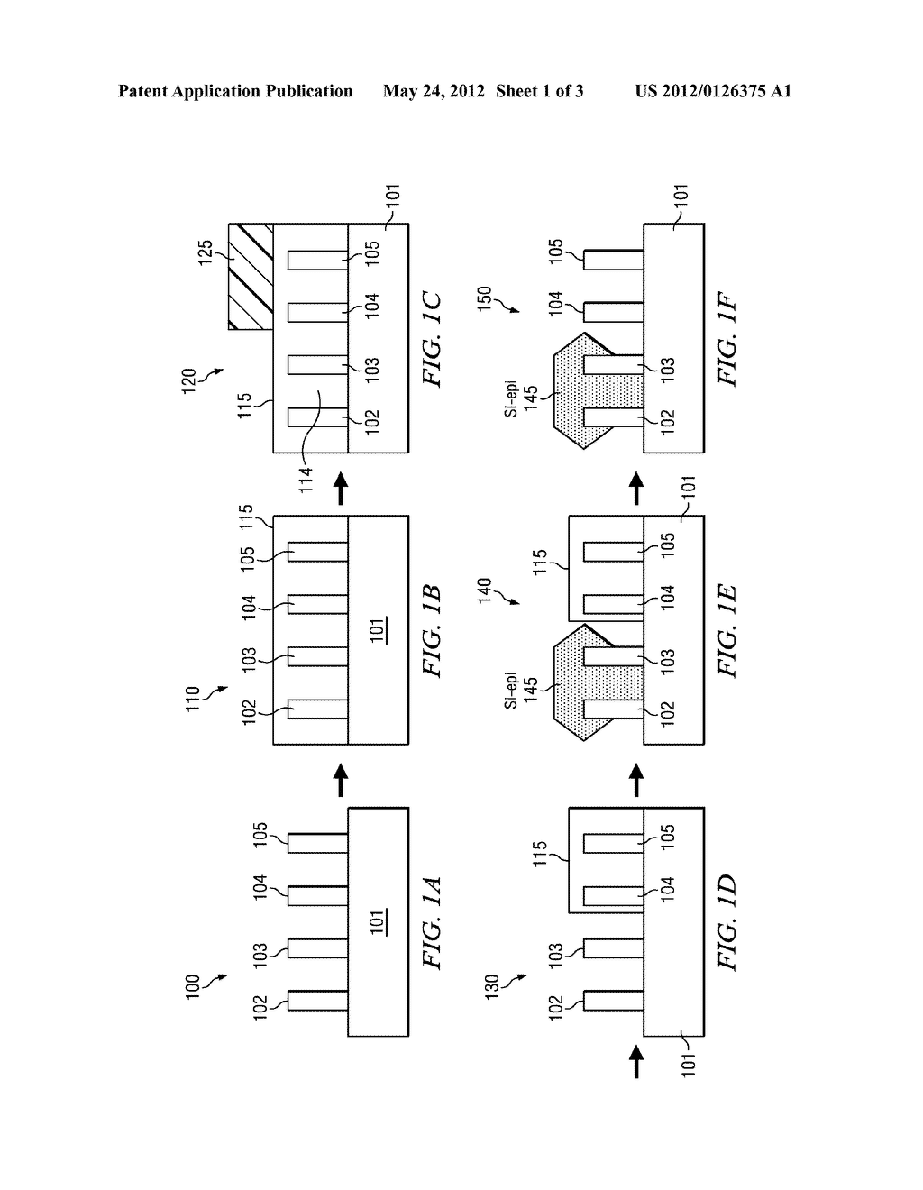 METHOD FOR FORMING METROLOGY STRUCTURES FROM FINS IN INTEGRATED CIRCUITRY - diagram, schematic, and image 02