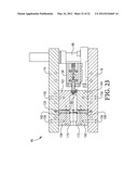 INJECTION BLOW MOLDING SYSTEM WITH ENHANCED SUPPLY OF HEAT TRANSFER FLUID     TO PARISON MOLDS diagram and image