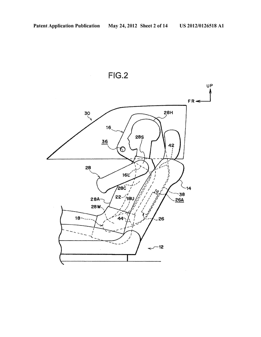 SIDE AIRBAG DEVICE FOR VEHICLE - diagram, schematic, and image 03