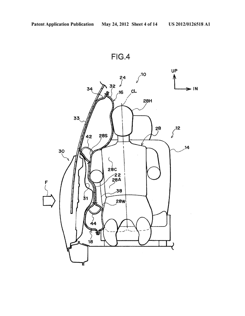SIDE AIRBAG DEVICE FOR VEHICLE - diagram, schematic, and image 05