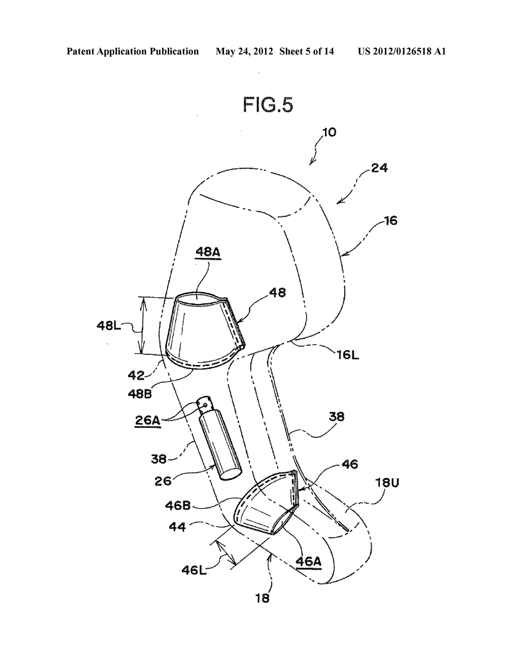 SIDE AIRBAG DEVICE FOR VEHICLE - diagram, schematic, and image 06