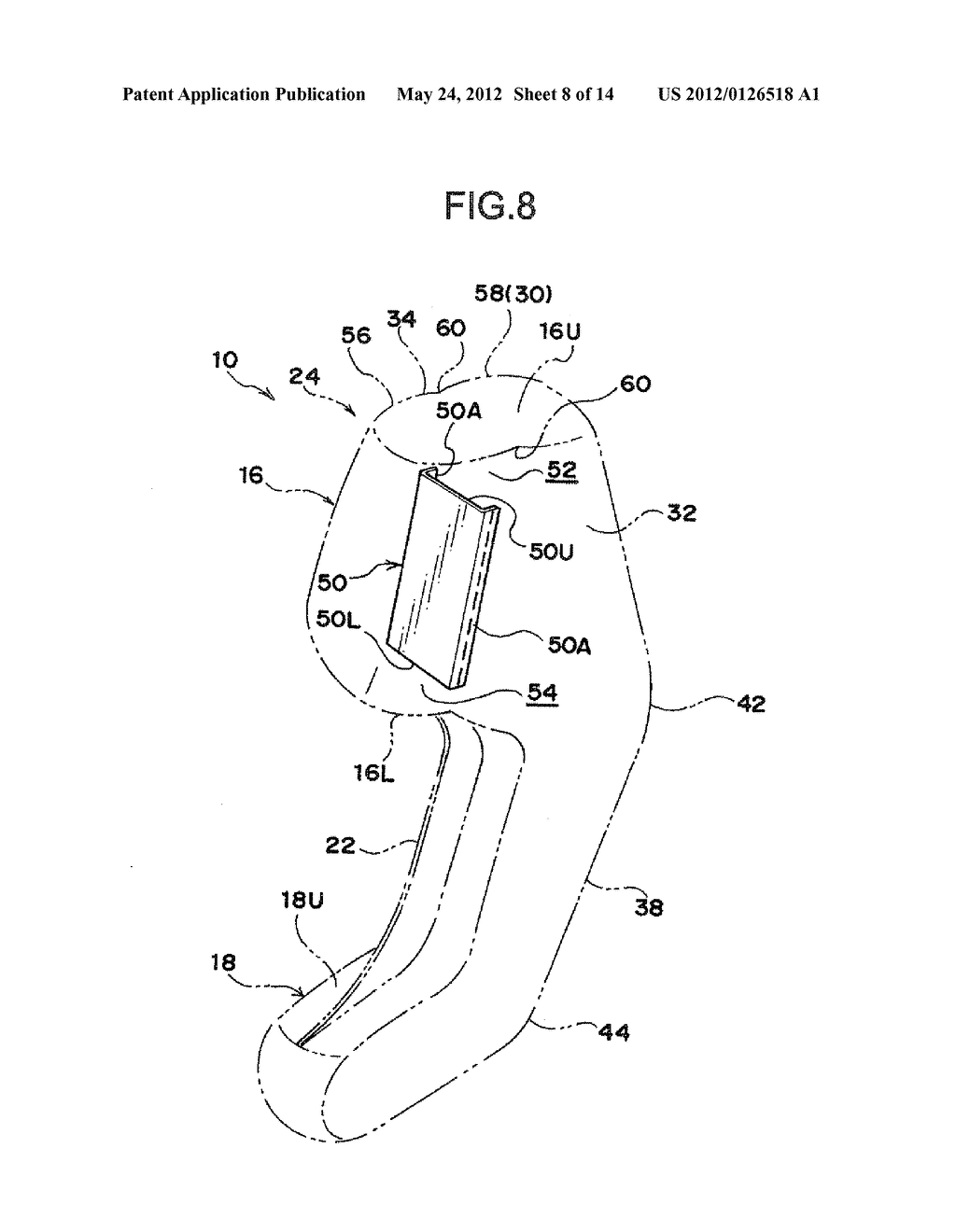 SIDE AIRBAG DEVICE FOR VEHICLE - diagram, schematic, and image 09