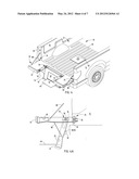 VEHICLE TAILGATE HAVING PIVOTING SECONDARY TAILGATE THEREIN diagram and image