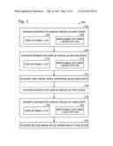 HOVER DETECTION IN AN INTERACTIVE DISPLAY DEVICE diagram and image