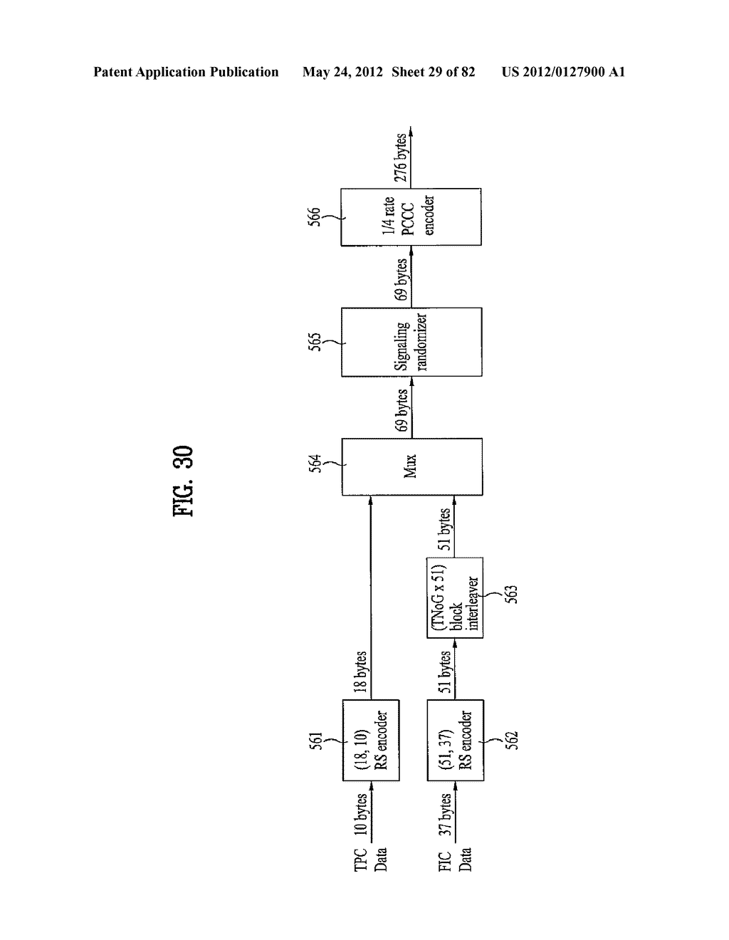 DIGITAL BROADCAST SYSTEM FOR TRANSMITTING/RECEIVING DIGITAL BROADCAST     DATA, AND DATA PROCESSING METHOD FOR USE IN THE SAME - diagram, schematic, and image 30