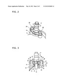 MOUNTING STRUCTURE OF COMPONENT TO EXHAUST PIPE diagram and image