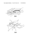 ANTI-WEAR DEVICE FOR THE BLADES OF A TURBINE DISTRIBUTOR IN AN     AERONAUTICAL TURBINE ENGINE diagram and image