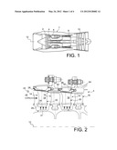 OUTER SHELL SECTOR FOR A BLADED RING FOR AN AIRCRAFT TURBOMACHINE STATOR,     INCLUDING VIBRATION DAMPING SHIMS diagram and image