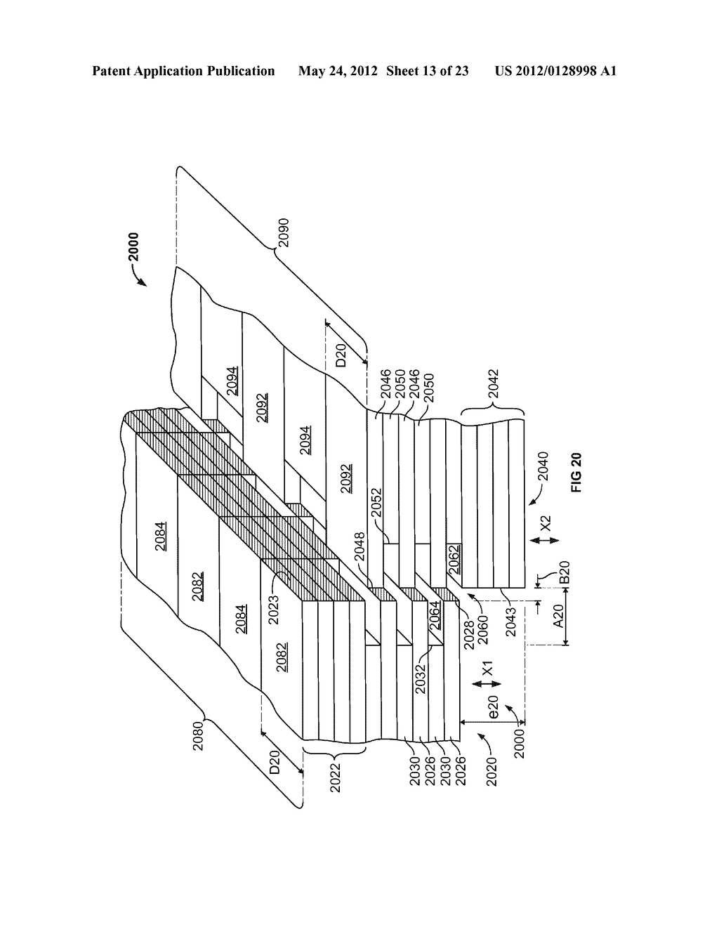 Multi-Layer Three-Dimensional Structures Having Features Smaller Than a     Minimum Feature Size Associated With the Formation of Individual Layers - diagram, schematic, and image 14