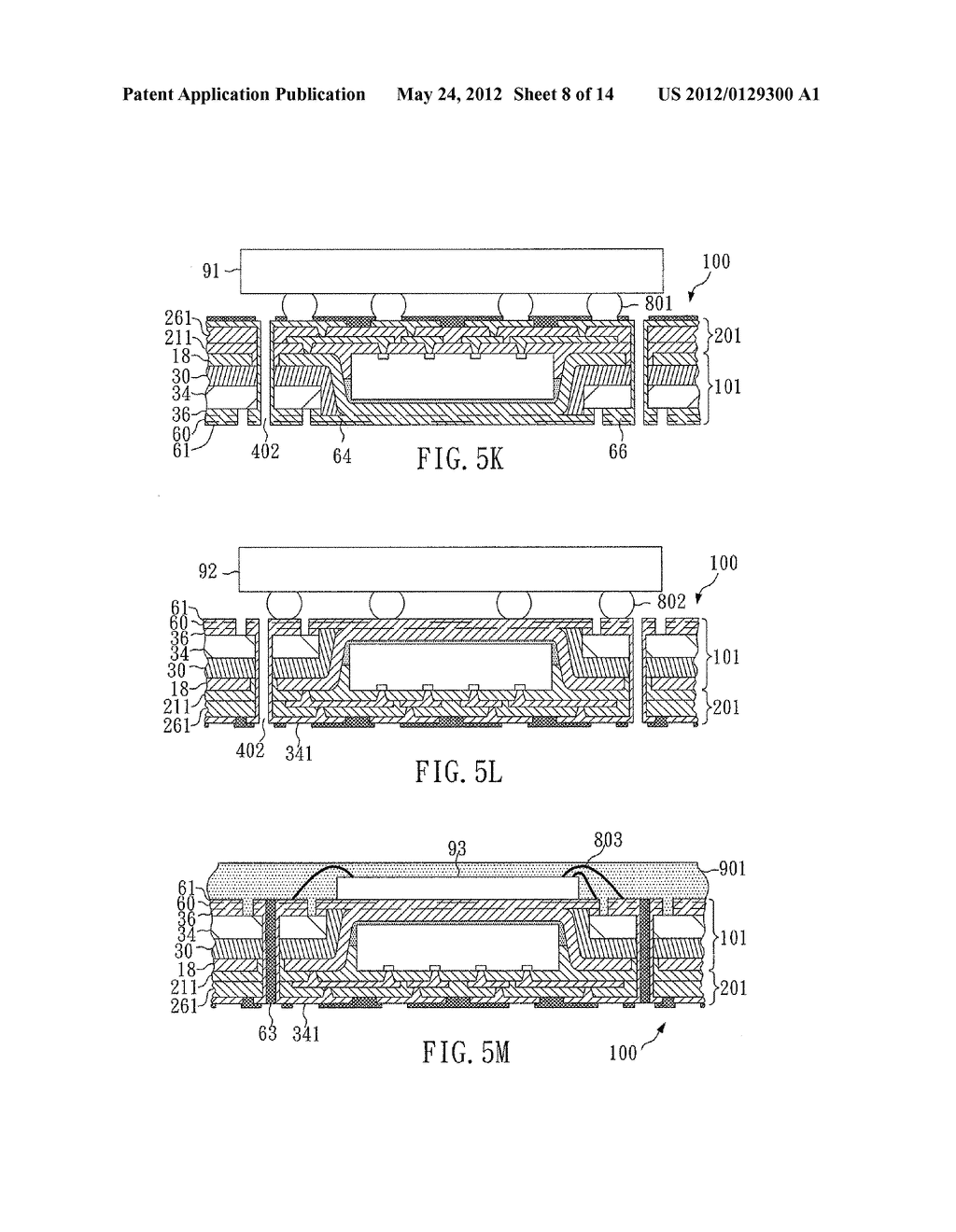 METHOD OF MAKING STACKABLE SEMICONDUCTOR ASSEMBLY WITH BUMP/BASE/FLANGE     HEAT SPREADER AND BUILD-UP CIRCUITRY - diagram, schematic, and image 09