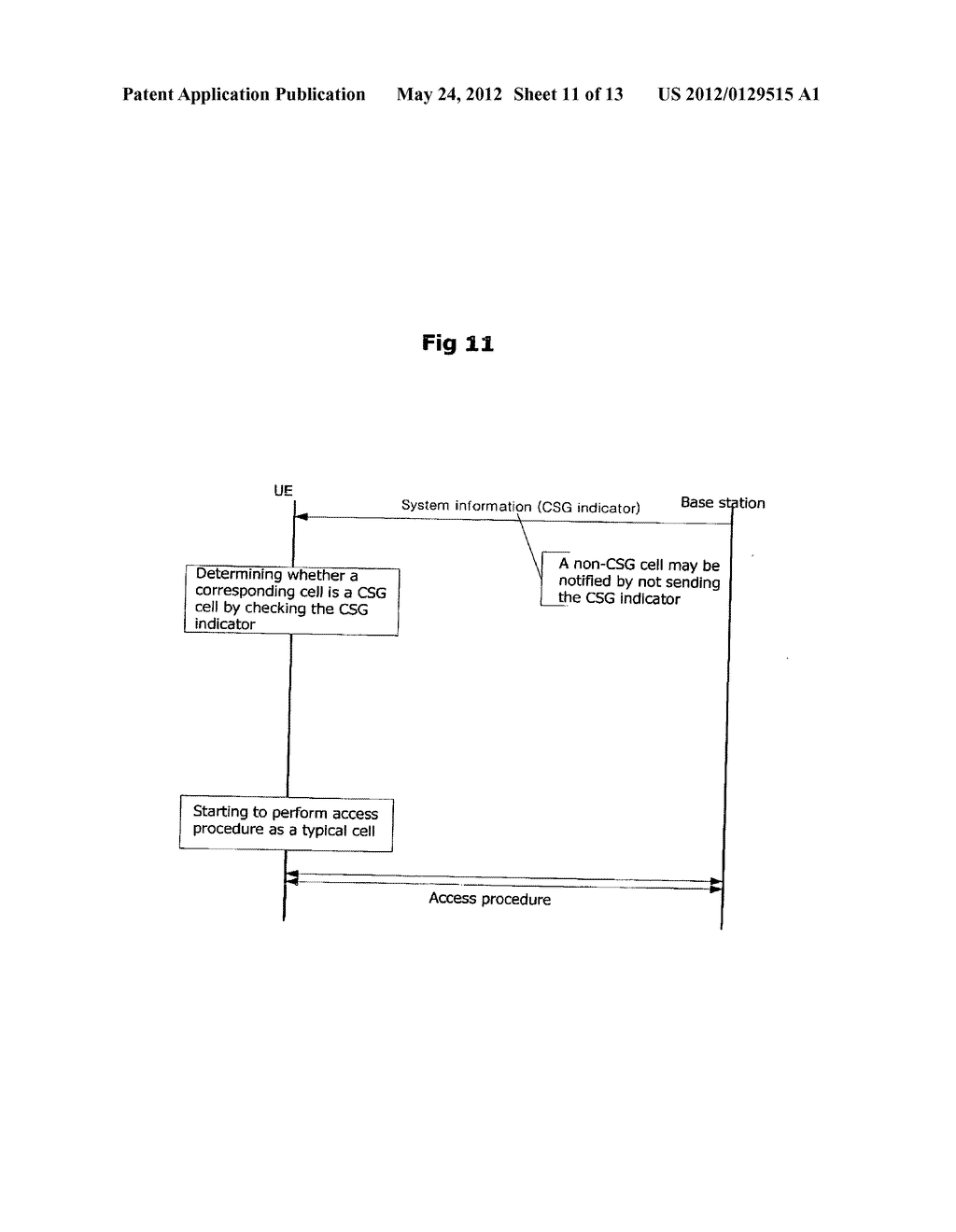 METHOD OF DETERMINING AN ACCESS MODE OF CELL IN A WIRELESS COMMUNICATION     SYSTEM - diagram, schematic, and image 12