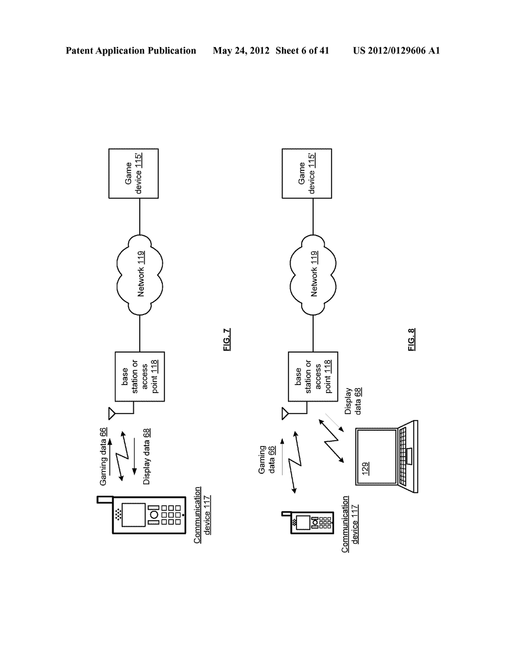 MULTI-MODE MOBILE COMMUNICATION DEVICE WITH MOTION SENSOR AND METHODS FOR     USE THEREWITH - diagram, schematic, and image 07