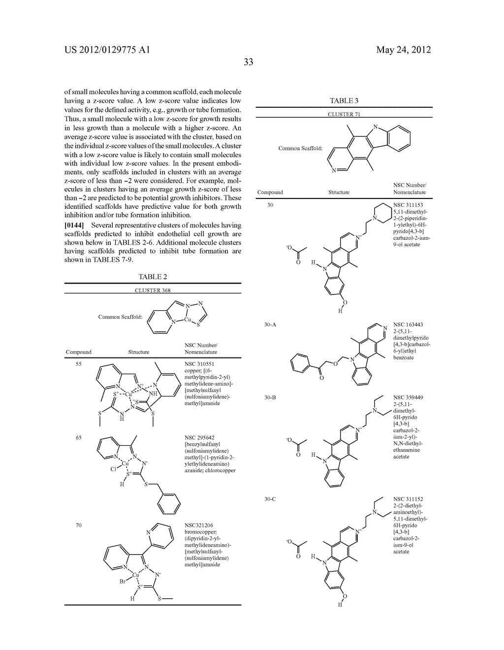 ANTIANGIOGENIC SMALL MOLECULES AND METHODS OF USE - diagram, schematic, and image 61