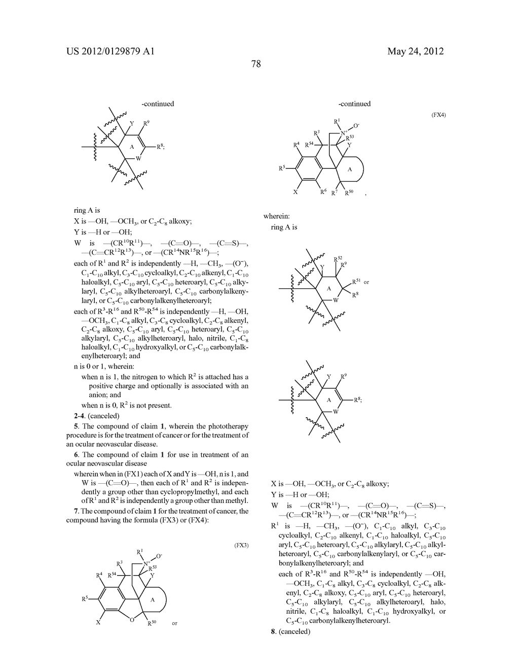 Compounds and Compositions for Use in Phototherapy and in Treatment of     Ocular Neovascular Disease and Cancers - diagram, schematic, and image 86