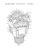 TECHNIQUES FOR MODELING/SIMULATING, DESIGNING, OPTIMIZING AND DISPLAYING     HYBRID DRILL BITS diagram and image