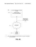 SYSTEM AND METHOD FOR INTEGRATING A PLURALITY OF ISOLATED COMPONENTS INTO     AN ONLINE AUCTION FOR AUTOMATIC REAL-TIME AUCTION PARTICIPANT SUPPORT diagram and image