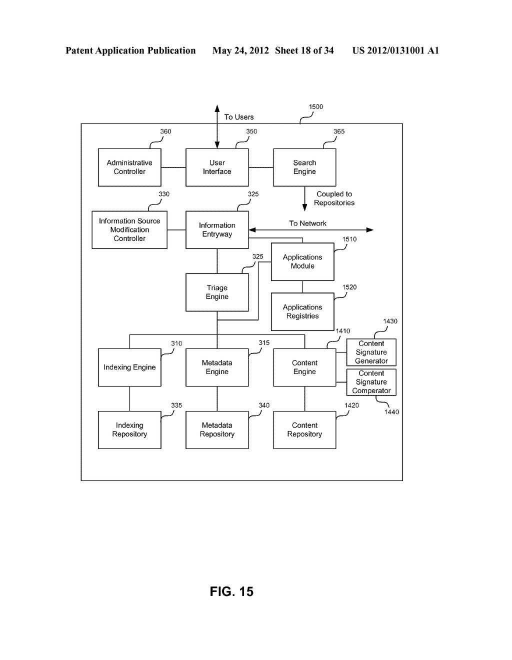 METHODS AND COMPUTER PROGRAM PRODUCTS FOR GENERATING SEARCH RESULTS USING     FILE IDENTICALITY - diagram, schematic, and image 19