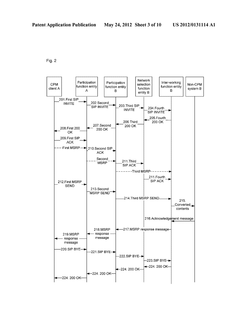 Method and system for transmitting large message mode CPM messages - diagram, schematic, and image 04
