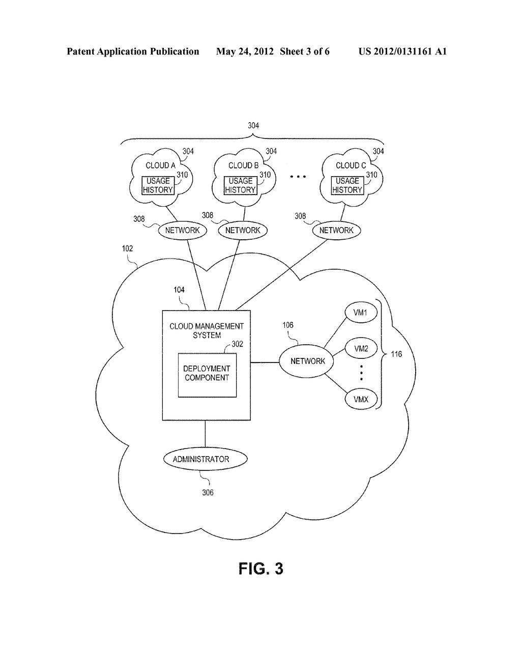 SYSTEMS AND METHODS FOR MATCHING A USAGE HISTORY TO A NEW CLOUD - diagram, schematic, and image 04