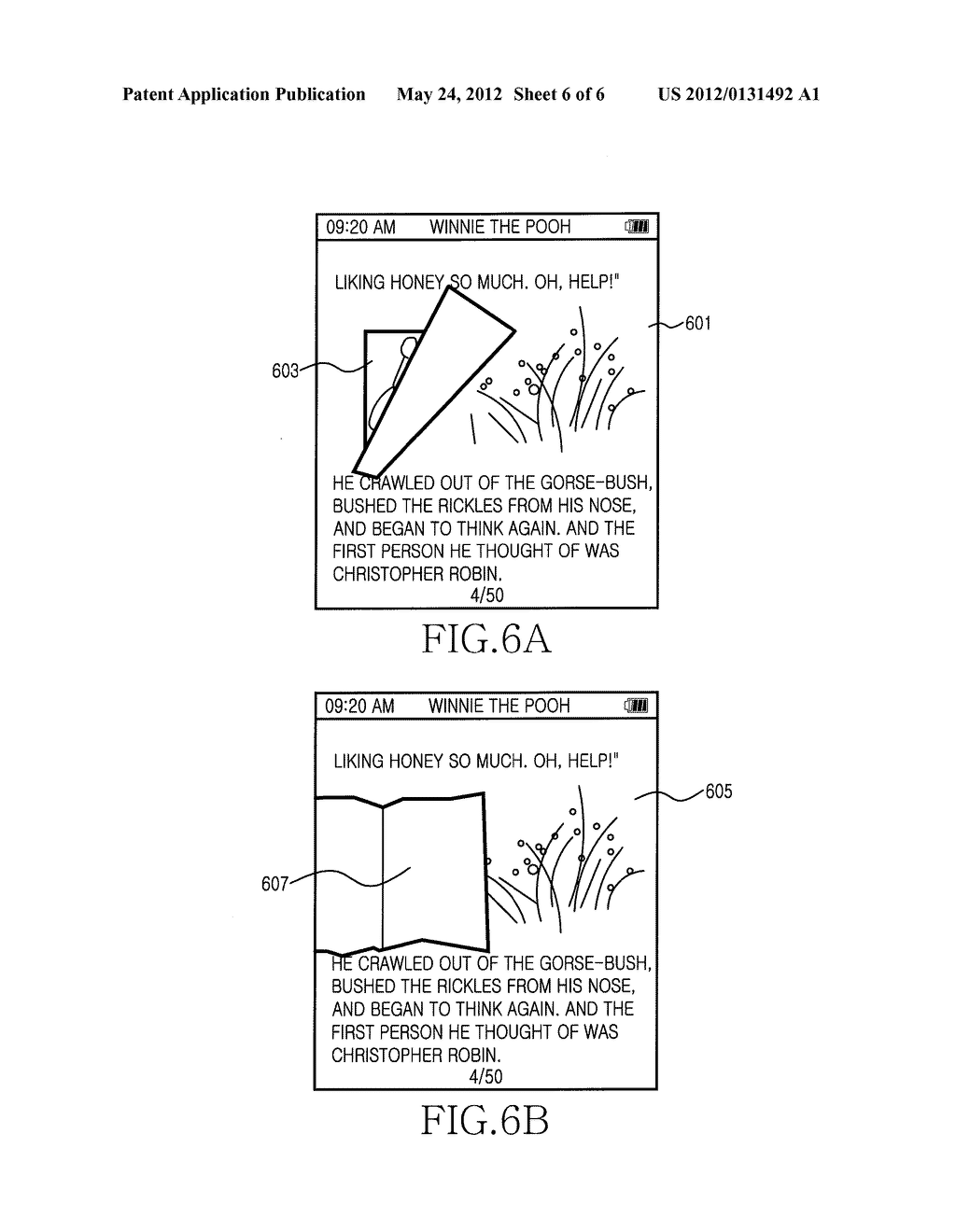 APPARATUS AND METHOD FOR PROVIDING ELECTRONIC BOOK FUNCTION IN PORTABLE     TERMINAL - diagram, schematic, and image 07