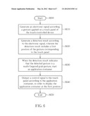 APPLICATION DISPLAYING METHOD FOR TOUCH-CONTROLLED DEVICE AND     TOUCH-CONTROLLED DEVICE THEREOF diagram and image