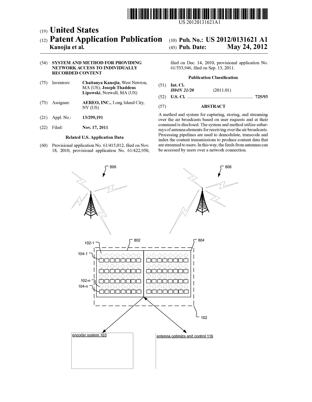 System and Method for Providing Network Access to Individually Recorded     Content - diagram, schematic, and image 01