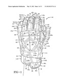SPORTS GLOVE WITH 3-DIMENSIONAL FINGER PORTION diagram and image