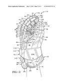 GLOVE WITH A TWO-PIECE WRIST GUARD diagram and image