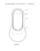 Integrated Flexible Textile Footwear with Graphic Insert diagram and image