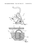 DETACHABLE DUST RECEPTACLE FOR A VACUUM CLEANER diagram and image