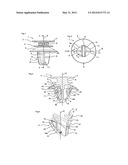 FASTENER WITH RIBBED FLANGE diagram and image