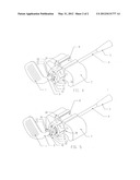 Golf club shaft extractor diagram and image