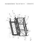 TRANSPORT DEVICE FOR USE WHEN MOUNTING INTERIOR COMPONENT MODULES IN AN     AIRCRAFT diagram and image