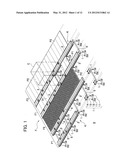 DOUBLE FLOOR STRUCTURE AND SUPPORT LEG FOR DOUBLE FLOOR STRUCTURE diagram and image