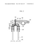 VARIABLE VALVE ACTUATOR ASSEMBLY INTEGRATED WITH VALVE BRIDGE diagram and image