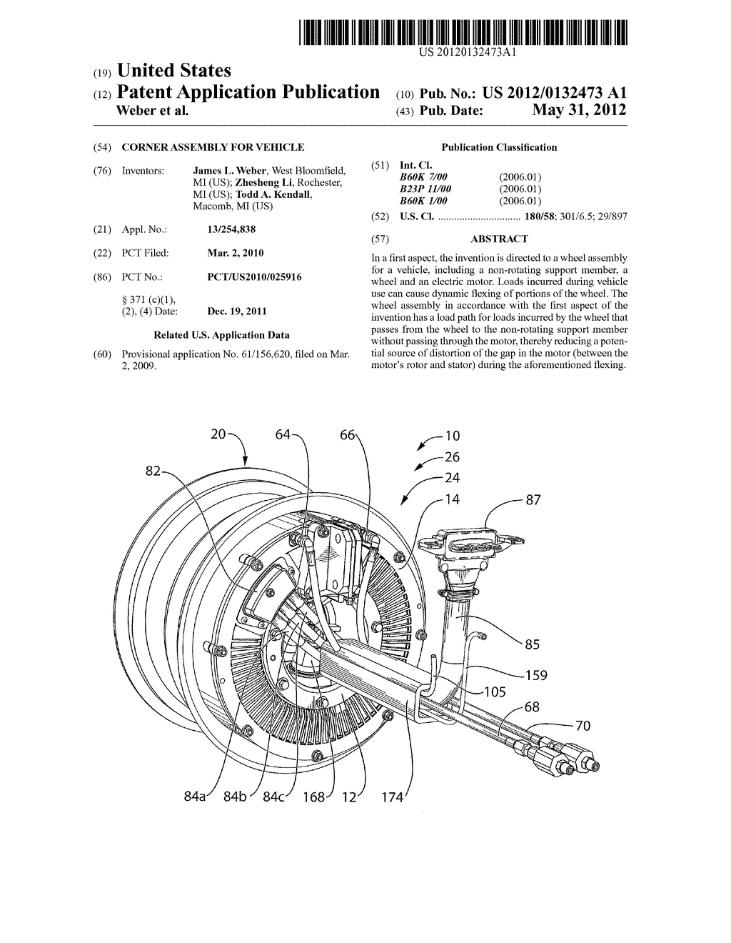 CORNER ASSEMBLY FOR VEHICLE - diagram, schematic, and image 01