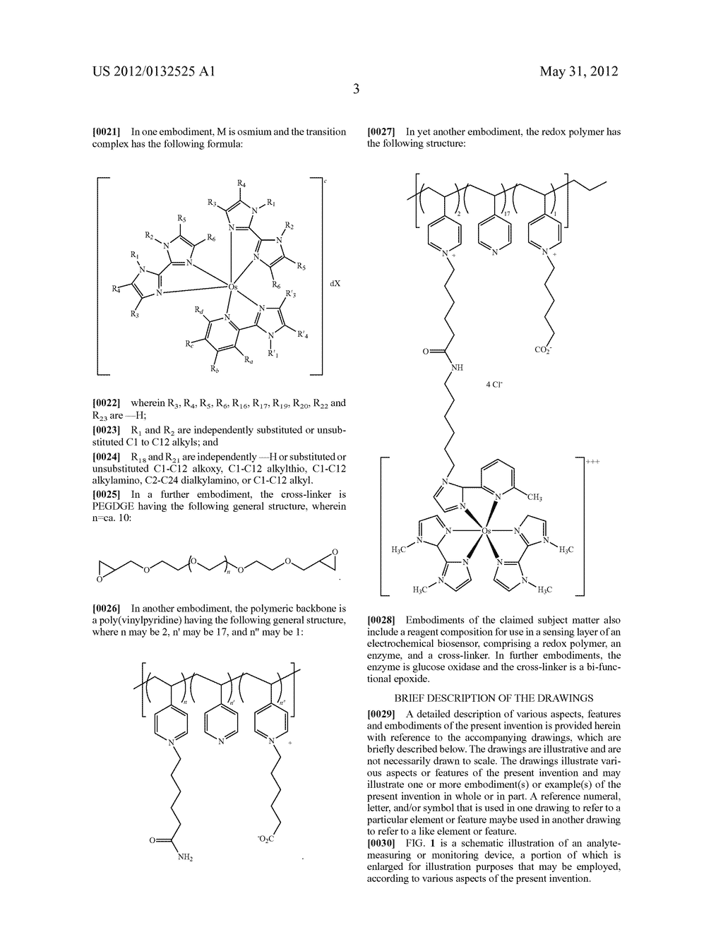 REDOX POLYMERS FOR USE IN ANALYTE MONITORING - diagram, schematic, and image 09