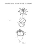 LIQUID CONTAINER SYSTEM FOR A SPRAY GUN diagram and image